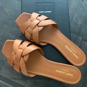 Saint Laurent Woven Sandals